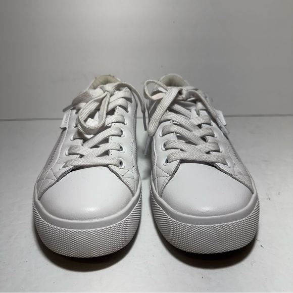 Taos Plim Soul Lux Leather White Sneakers, Women's Sz 7.5 Genuine Leather Shoes - Picture 4 of 14